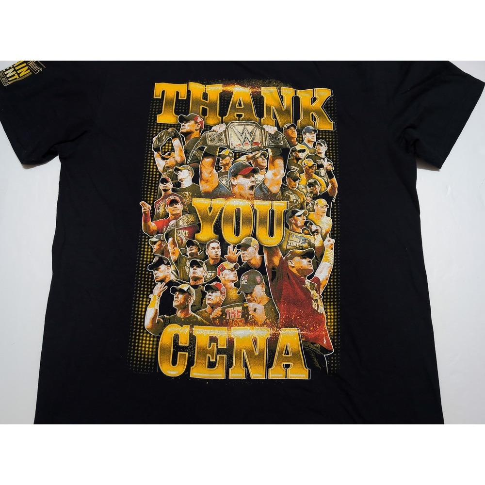 WWE Wrestling John Cena T-Shirt Thank You Final Match 2025 XL - Picture 7 of 8